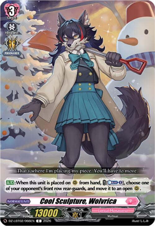 Image for Cool Sculpture, Wolvrica (DZ-LBT02/066EN) - Cardfight Vanguard