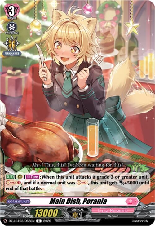 Image for Main Dish, Porania (DZ-LBT02/068EN) - Cardfight Vanguard