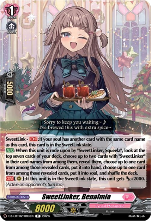 Image for SweetLinker, Benalmia (DZ-LBT02/084EN) - Cardfight Vanguard