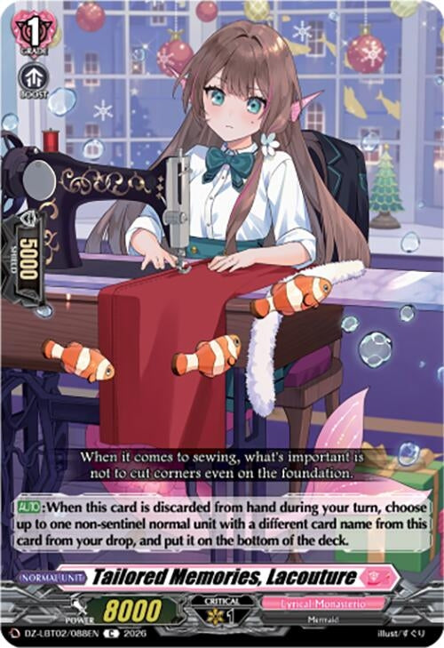 Image for Tailored Memories, Lacouture (DZ-LBT02/088EN) - Cardfight Vanguard