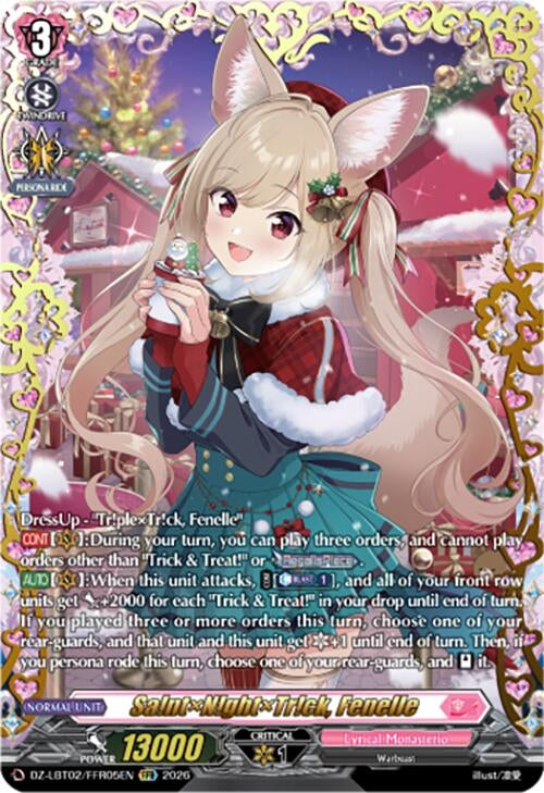 Image for Sa!ntN!ghtTr!ck, Fenelle (FFR) (DZ-LBT02/FFR05EN) - Cardfight Vanguard