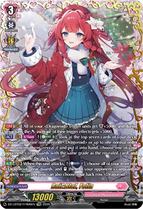 Image for RaiZ:BlaZ, Folia (FFR) (DZ-LBT02/FFR06EN) - Cardfight Vanguard