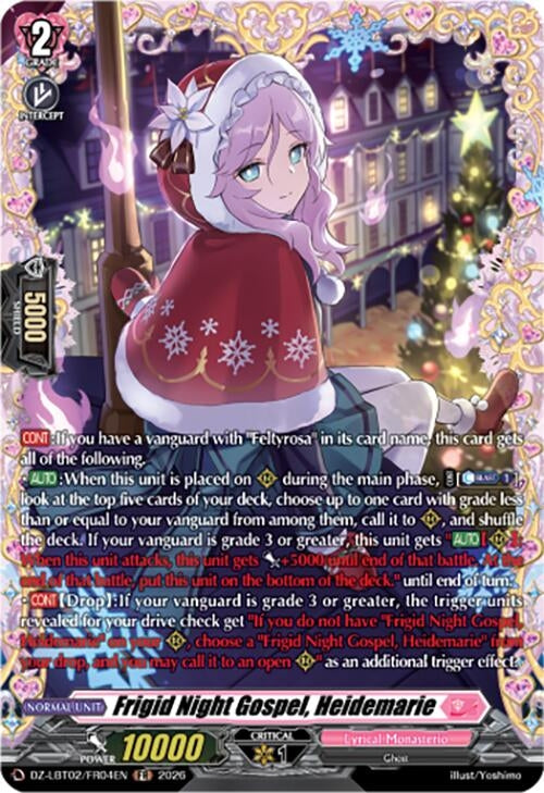 Image for Frigid Night Gospel, Heidemarie (FR) (DZ-LBT02/FR04EN) - Cardfight Vanguard