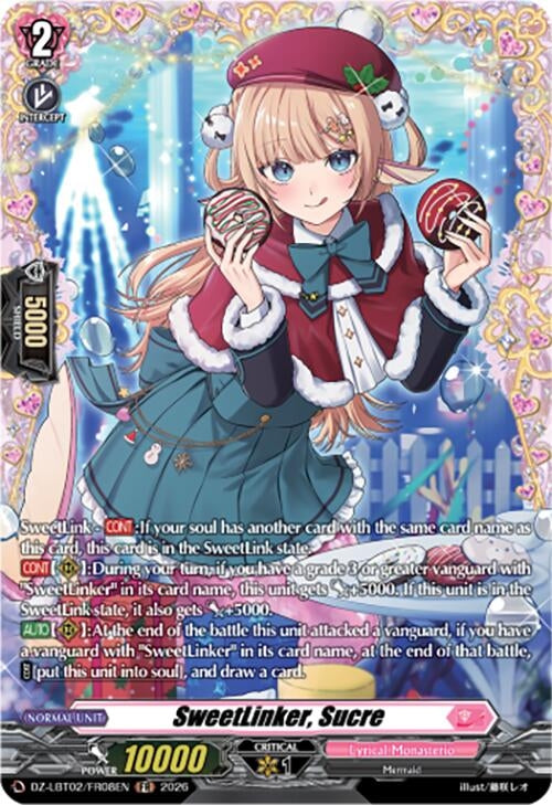 Image for SweetLinker, Sucre (FR) (DZ-LBT02/FR08EN) - Cardfight Vanguard