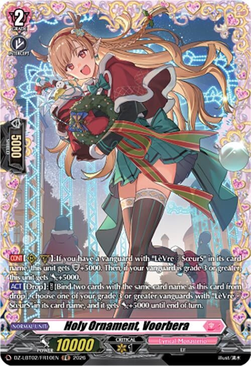 Image for Holy Ornament, Voorbera (FR) (DZ-LBT02/FR10EN) - Cardfight Vanguard