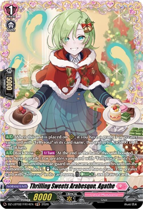 Image for Thrilling Sweets Arabesque, Agathe (FR) (DZ-LBT02/FR14EN) - Cardfight Vanguard