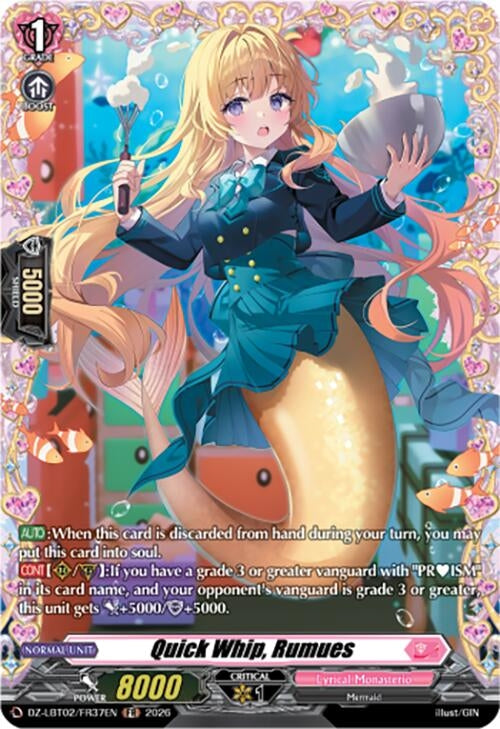 Image for Quick Whip, Rumues (FR) (DZ-LBT02/FR37EN) - Cardfight Vanguard