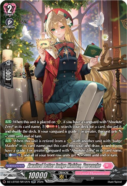 Image for Awaited Letter Judge Maiden, Pureuche (SR) (DZ-LBT02/SR12EN) - Cardfight Vanguard
