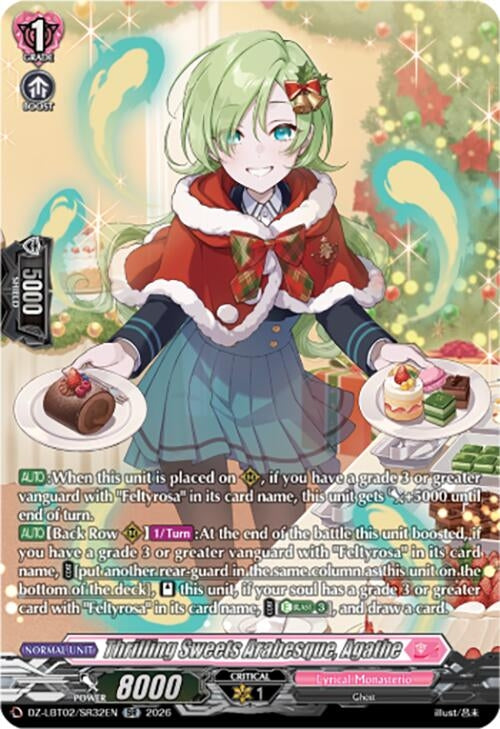 Image for Thrilling Sweets Arabesque, Agathe (SR) (DZ-LBT02/SR32EN) - Cardfight Vanguard