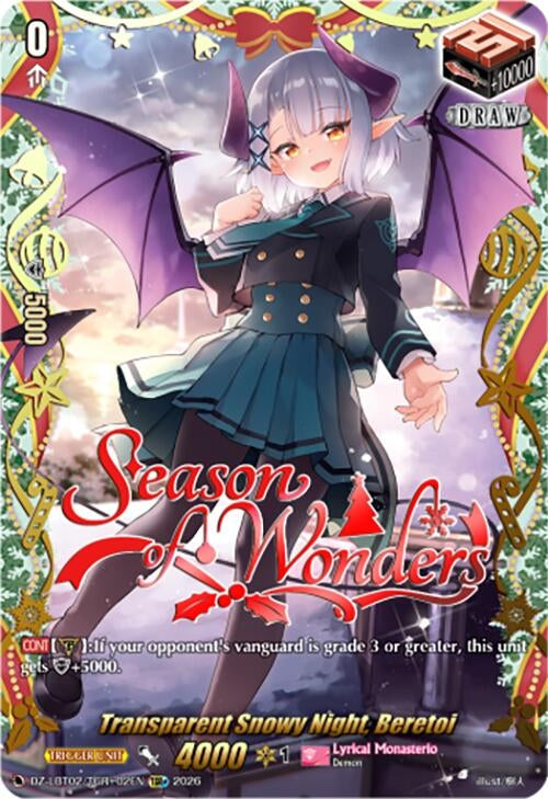 Image for Transparent Snowy Night, Beretoi (TGR+) (DZ-LBT02/TGR+02EN) - Cardfight Vanguard