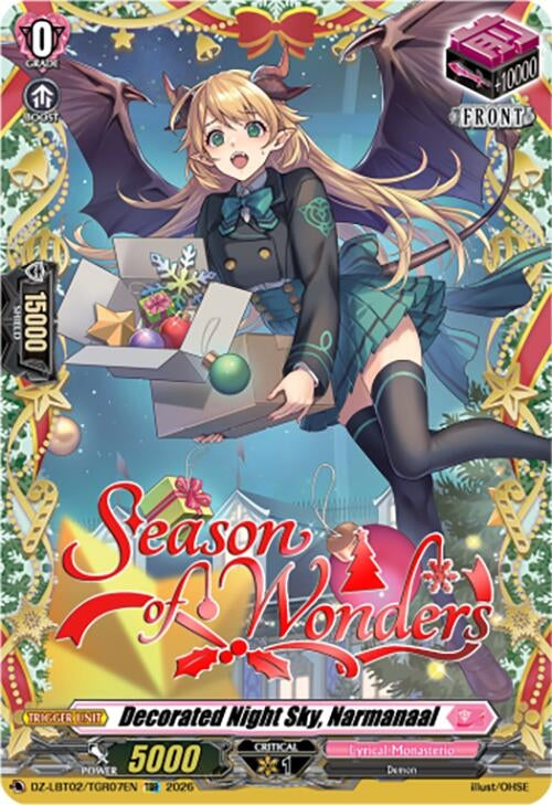 Image for Decorated Night Sky, Narmanaal (DZ-LBT02/TGR07EN) - Cardfight Vanguard
