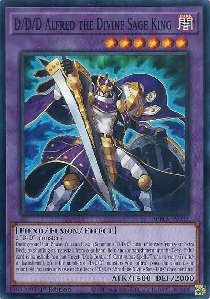 Image for D/D/D Alfred the Divine Sage King (BPRO-EN033) - YuGiOh