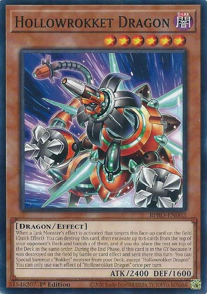 Image for Hollowrokket Dragon (BPRO-EN002) - YuGiOh