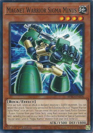 Magnet Warrior Sigma Minus (BPRO-EN006)