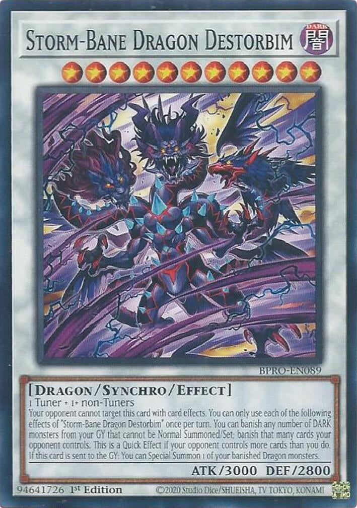 Image for Storm-Bane Dragon Destorbim (BPRO-EN089) - YuGiOh