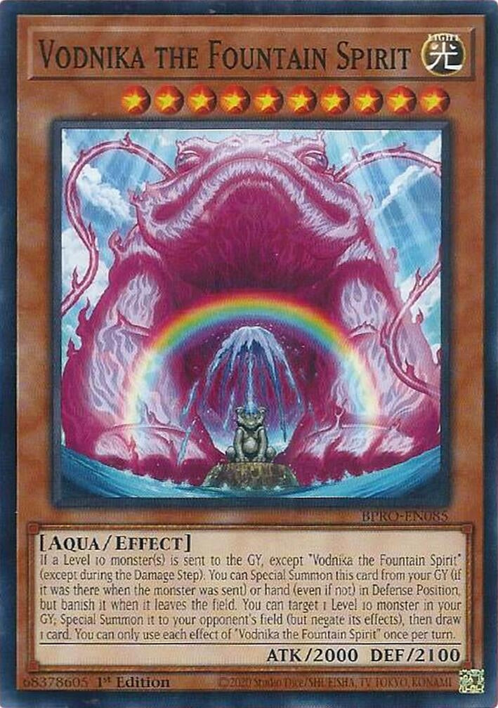 Image for Vodnika the Fountain Spirit (BPRO-EN085) - YuGiOh