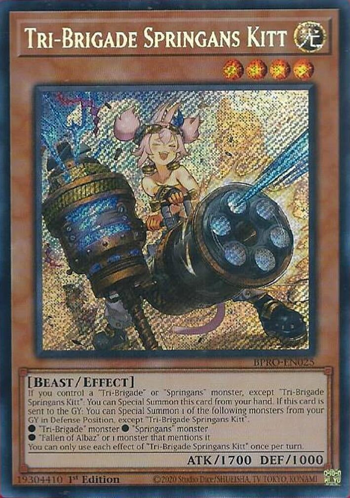 Image for Tri-Brigade Springans Kitt (BPRO-EN025) - YuGiOh