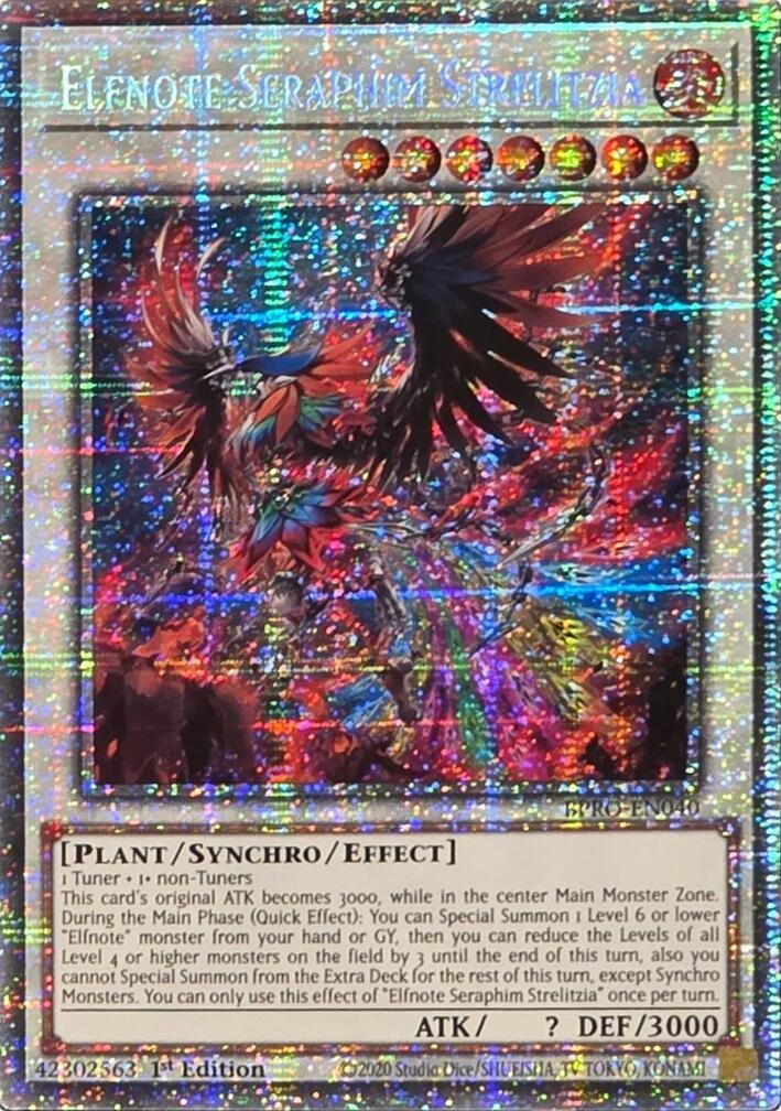 Image for Elfnote Seraphim Strelitzia (Starlight Rare) (BPRO-EN040) - YuGiOh