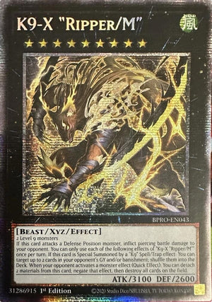K9-X "Ripper/M" (Starlight Rare) (BPRO-EN043)