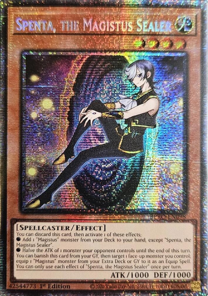 Image for Spenta, the Magistus Sealer (Starlight Rare) (BPRO-EN098) - YuGiOh