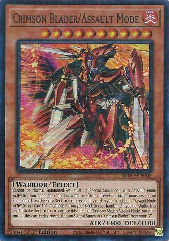 Image for Crimson Blader/Assault Mode (BPRO-EN008) - YuGiOh