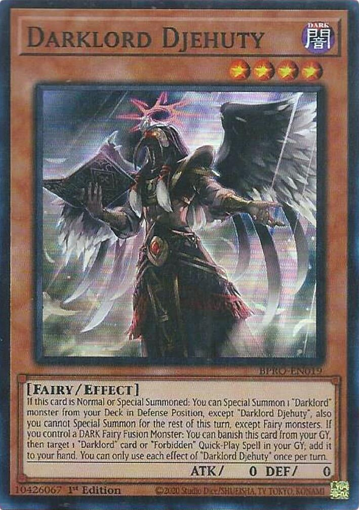 Image for Darklord Djehuty (BPRO-EN019) - YuGiOh