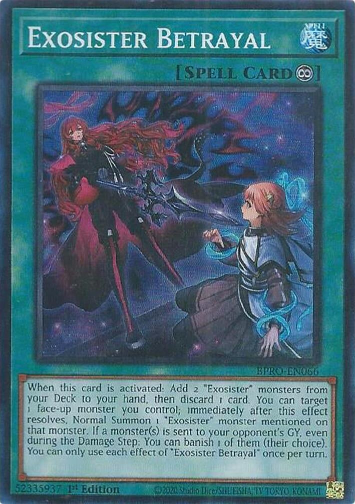 Image for Exosister Betrayal (BPRO-EN066) - YuGiOh