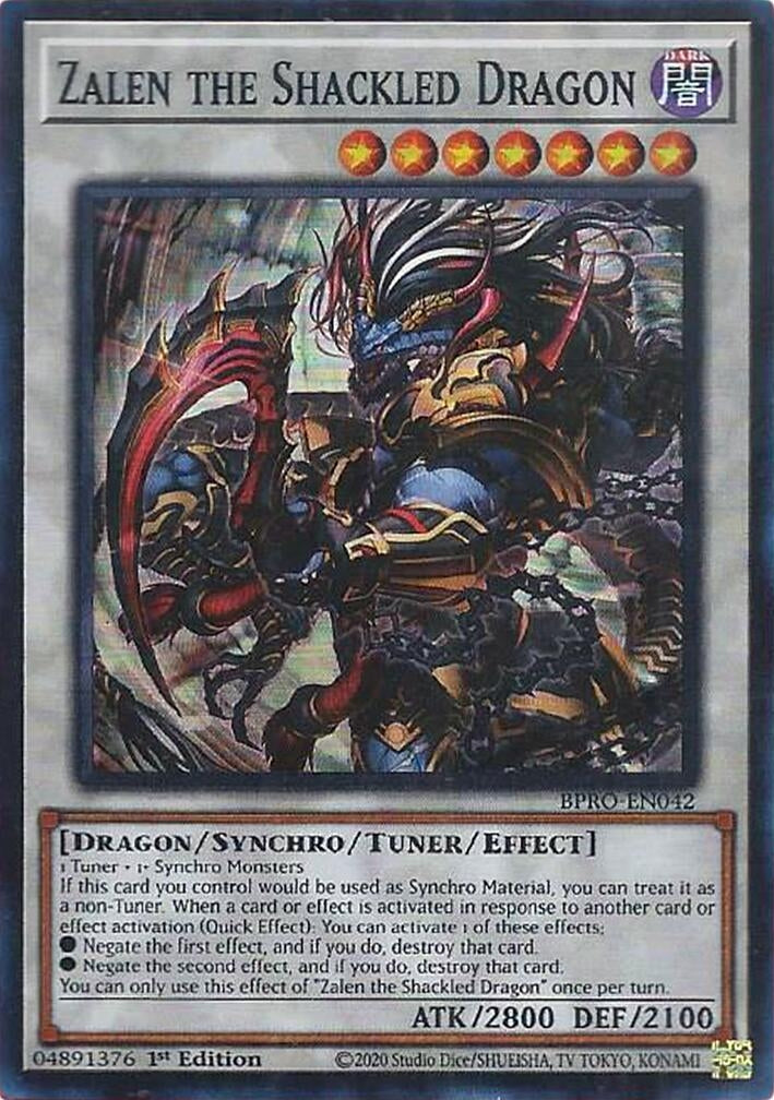 Image for Zalen the Shackled Dragon (BPRO-EN042) - YuGiOh