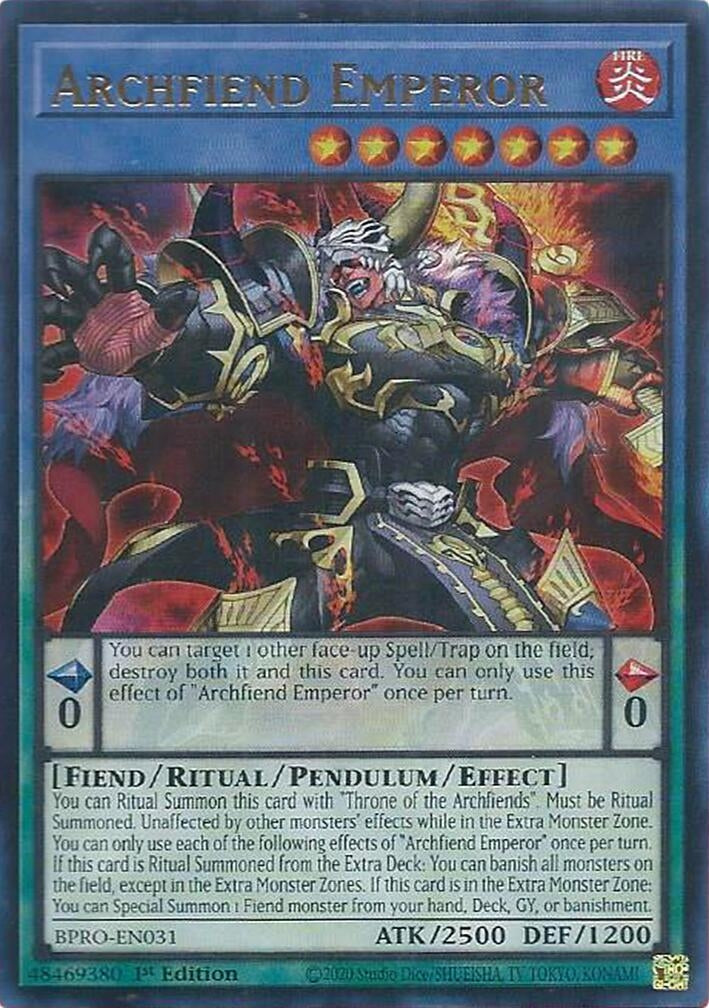 Image for Archfiend Emperor (BPRO-EN031) - YuGiOh