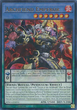 Archfiend Emperor (BPRO-EN031)