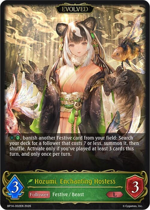 Hozumi, Enchanting Hostess (Evolved) (BP14-002EN)