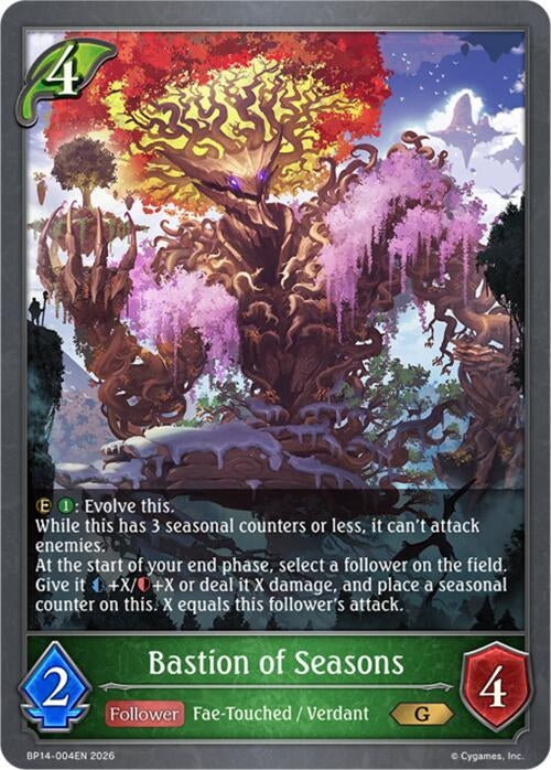 Image for Bastion of Seasons (BP14-004EN) - Shadowverse: Evolve
