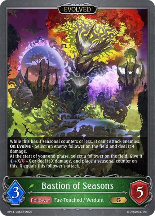 Image for Bastion of Seasons (Evolved) (BP14-005EN) - Shadowverse: Evolve