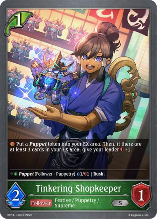 Image for Tinkering Shopkeeper (BP14-010EN) - Shadowverse: Evolve
