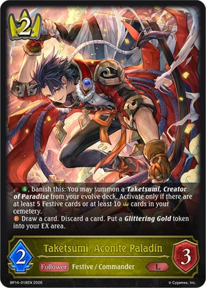 Taketsumi, Aconite Paladin (BP14-018EN)