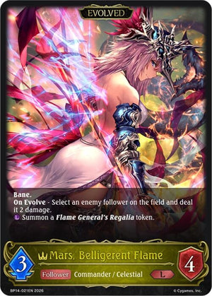 Mars, Belligerent Flame (Evolved) (BP14-021EN)