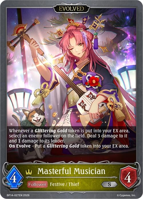 Image for Masterful Musician (Evolved) (BP14-027EN) - Shadowverse: Evolve