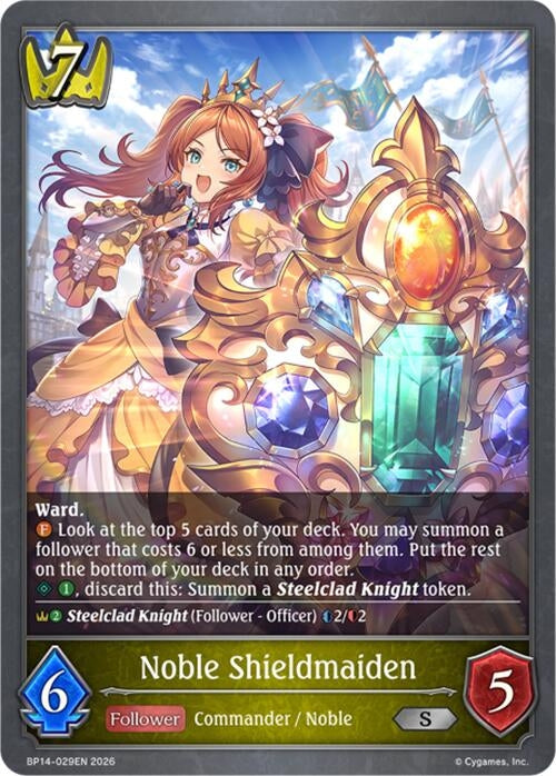Image for Noble Shieldmaiden (BP14-029EN) - Shadowverse: Evolve
