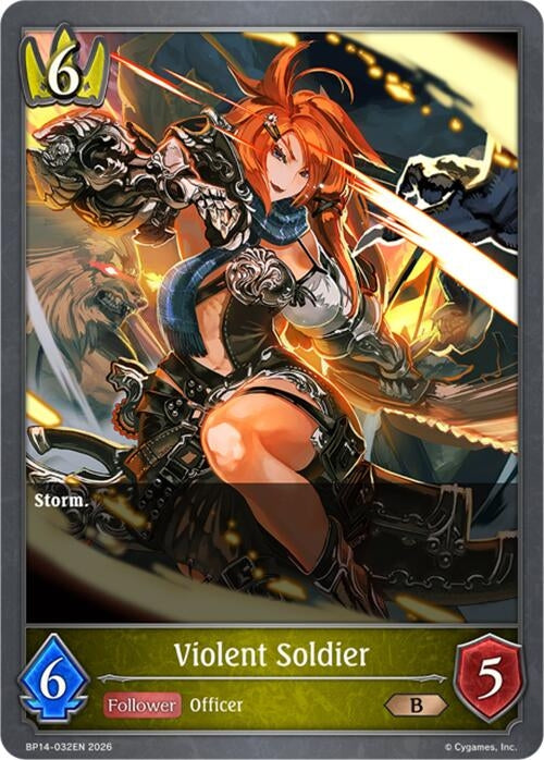 Image for Violent Soldier (BP14-032EN) - Shadowverse: Evolve