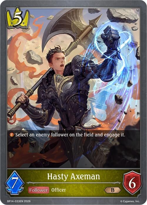 Image for Hasty Axeman (BP14-033EN) - Shadowverse: Evolve