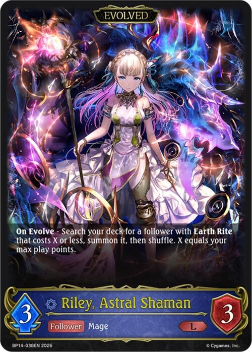 Image for Riley, Astral Shaman (Evolved) (BP14-038EN) - Shadowverse: Evolve