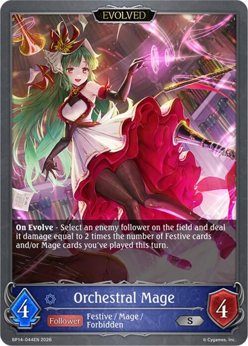 Image for Orchestral Mage (Evolved) (BP14-044EN) - Shadowverse: Evolve