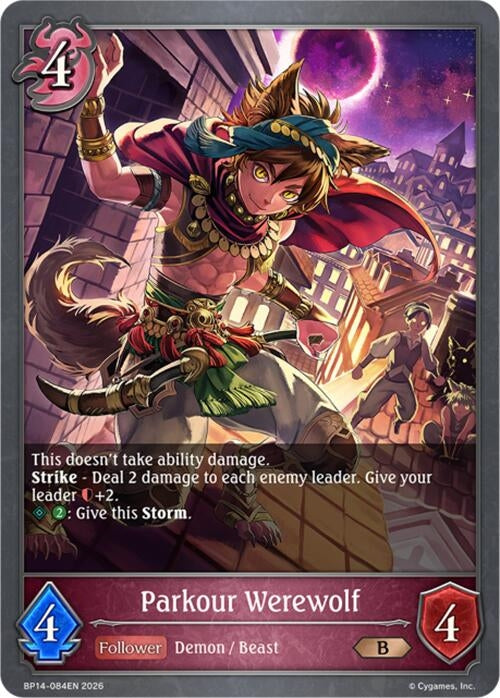 Image for Parkour Werewolf (BP14-084EN) - Shadowverse: Evolve