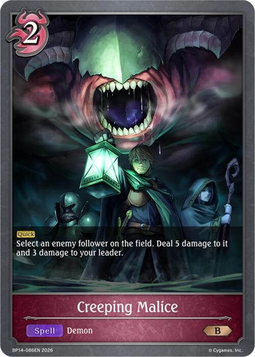 Image for Creeping Malice (BP14-086EN) - Shadowverse: Evolve