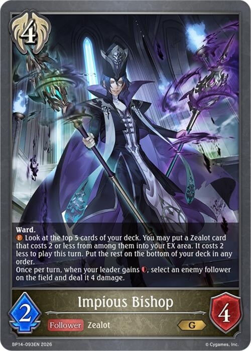 Image for Impious Bishop (BP14-093EN) - Shadowverse: Evolve