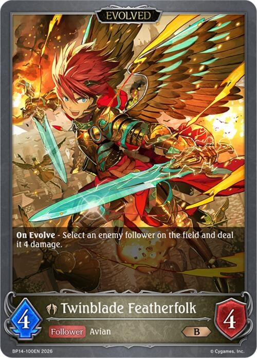 Image for Twinblade Featherfolk (Evolved) (BP14-100EN) - Shadowverse: Evolve