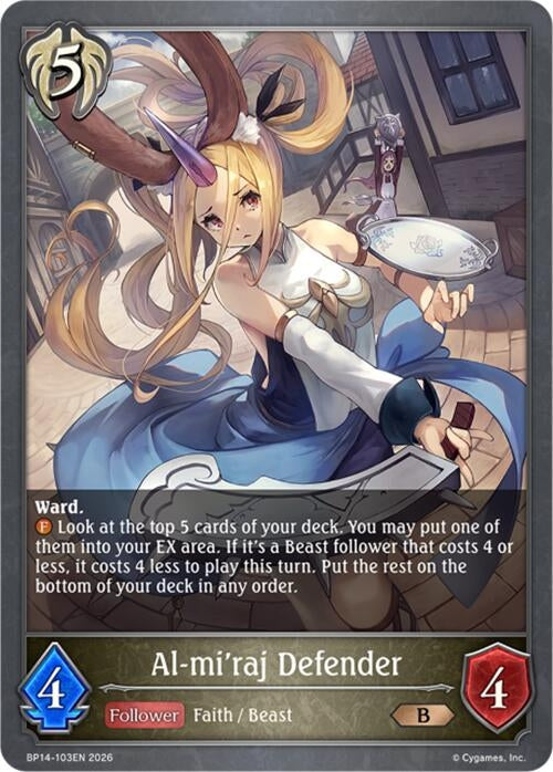 Image for Al-mi'raj Defender (BP14-103EN) - Shadowverse: Evolve
