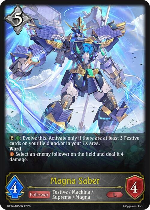 Image for Magna Saber (BP14-105EN) - Shadowverse: Evolve