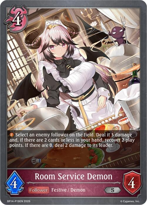 Image for Room Service Demon - P19 (Foil) (BP14-P19EN) - Shadowverse: Evolve