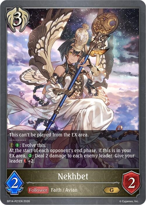 Image for Nekhbet - P21 (Foil) (BP14-P21EN) - Shadowverse: Evolve